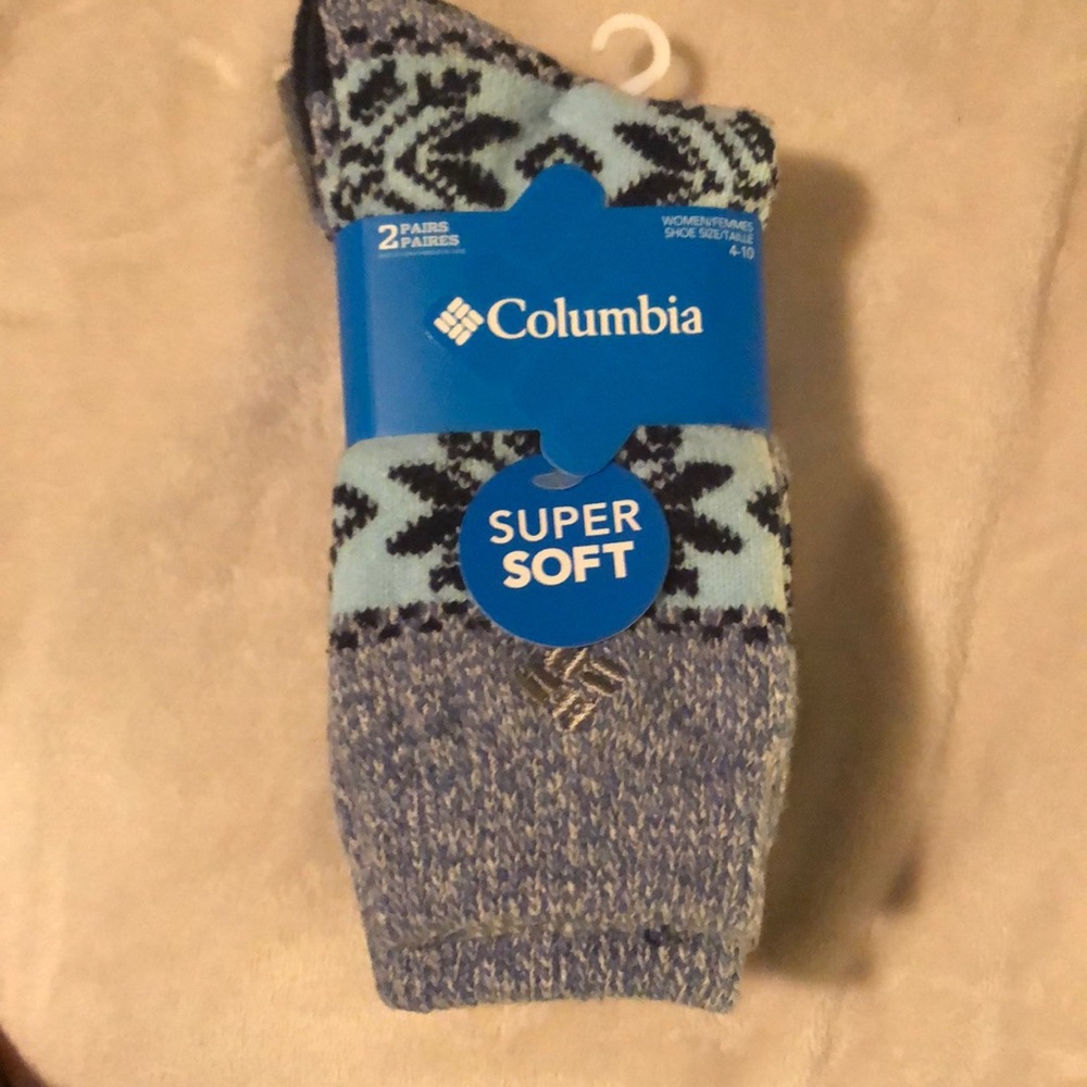 Columbia Super Soft Hiking Socks 2 Pair